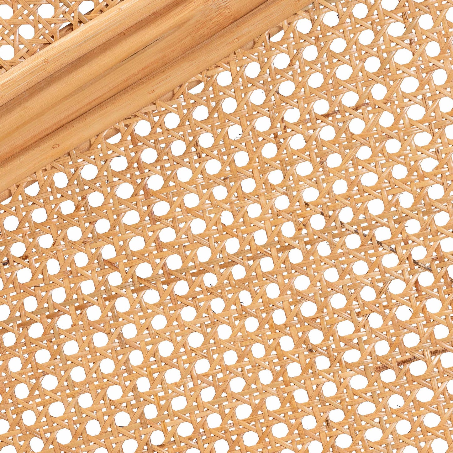 CALVIN & BAY MODERN FLOWER BOHEMIAN RATTAN STANDALONE HEADBOARD