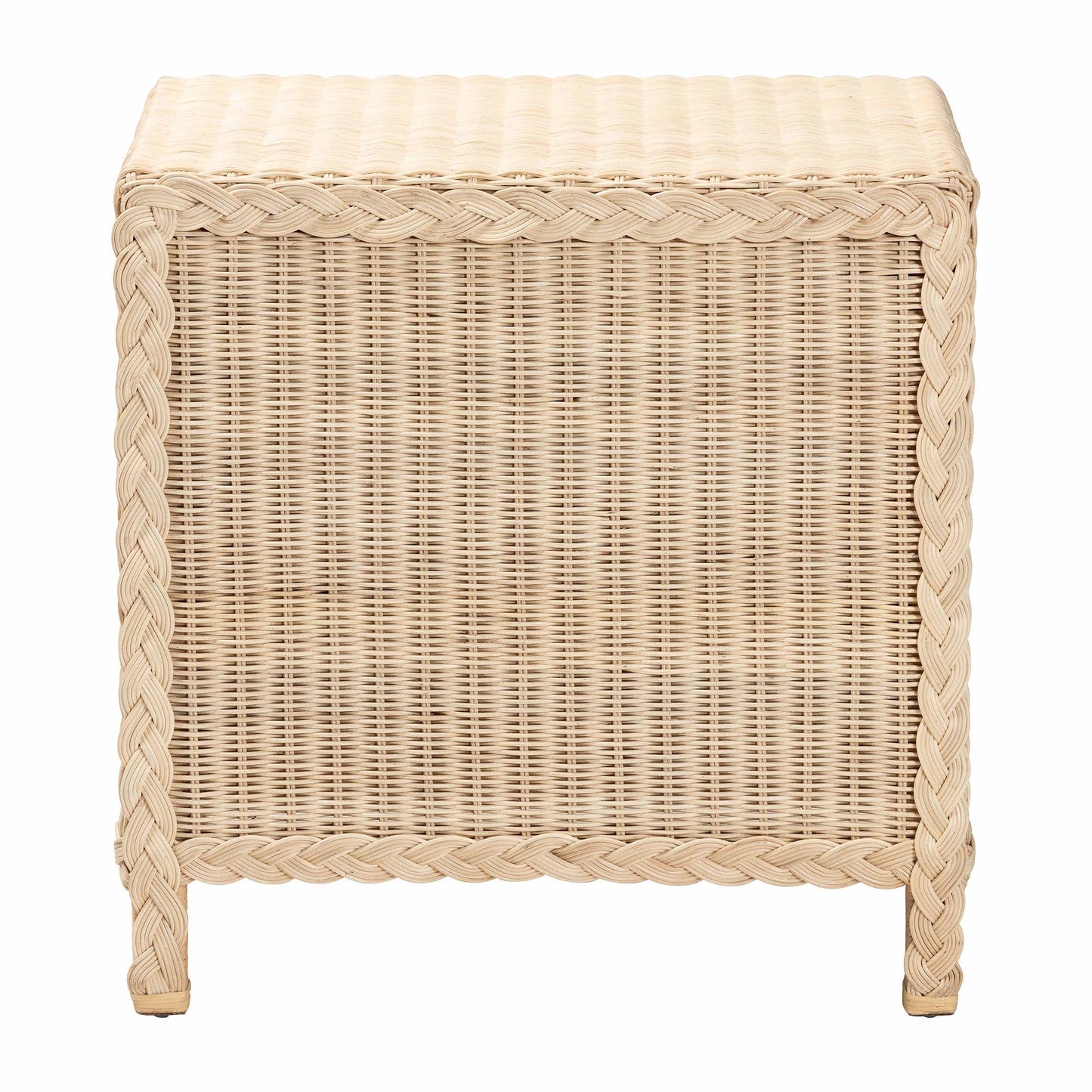 Calvin & Bay Unica Natural Rattan 3 Drawer Nightstand/ Bedside Table