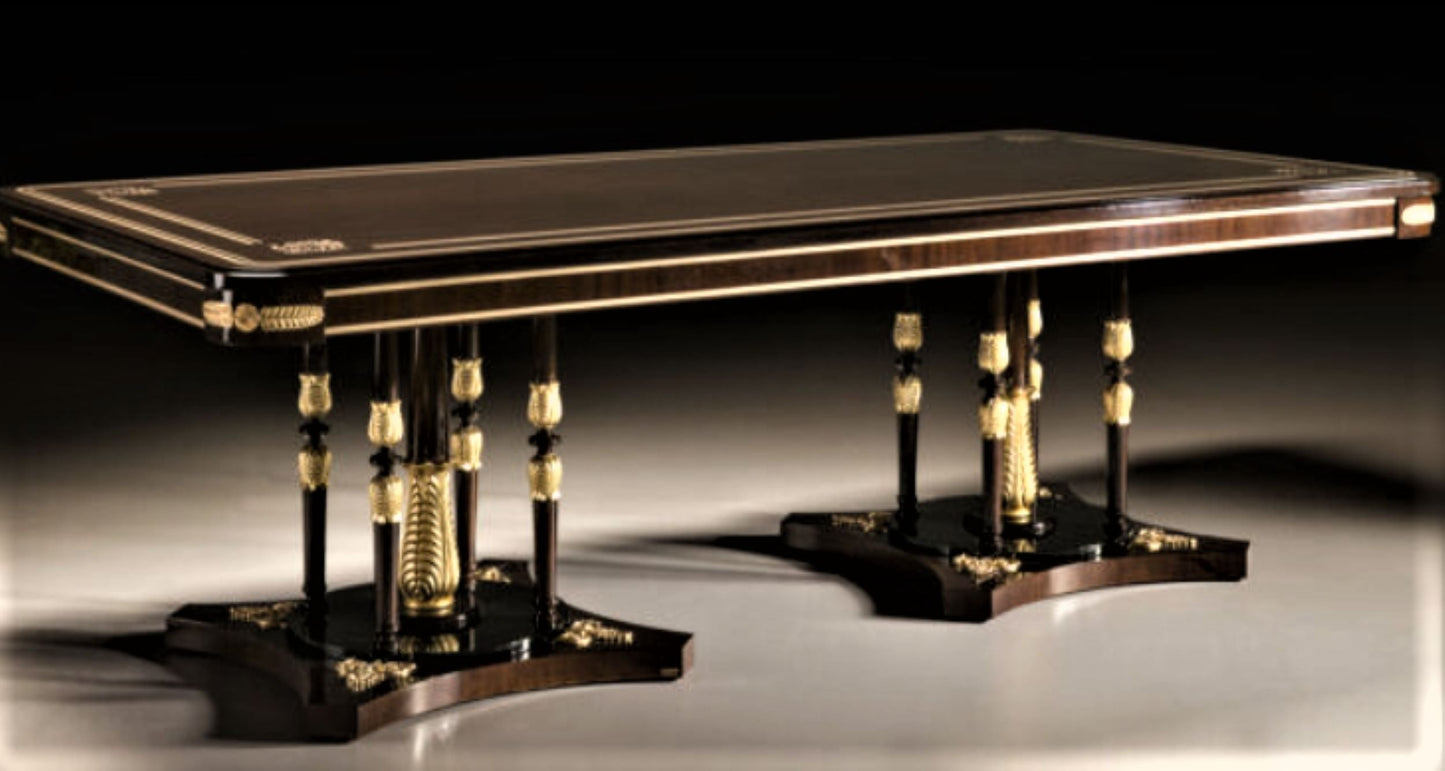MARS HAND CARVED DESIGNER LUXURY DINING TABLE SET