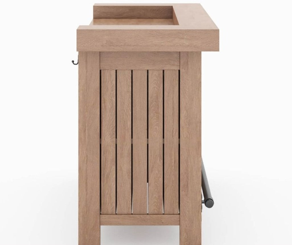 Miller Solid Wooden Bar Cabinet - Indoor / Outdoor