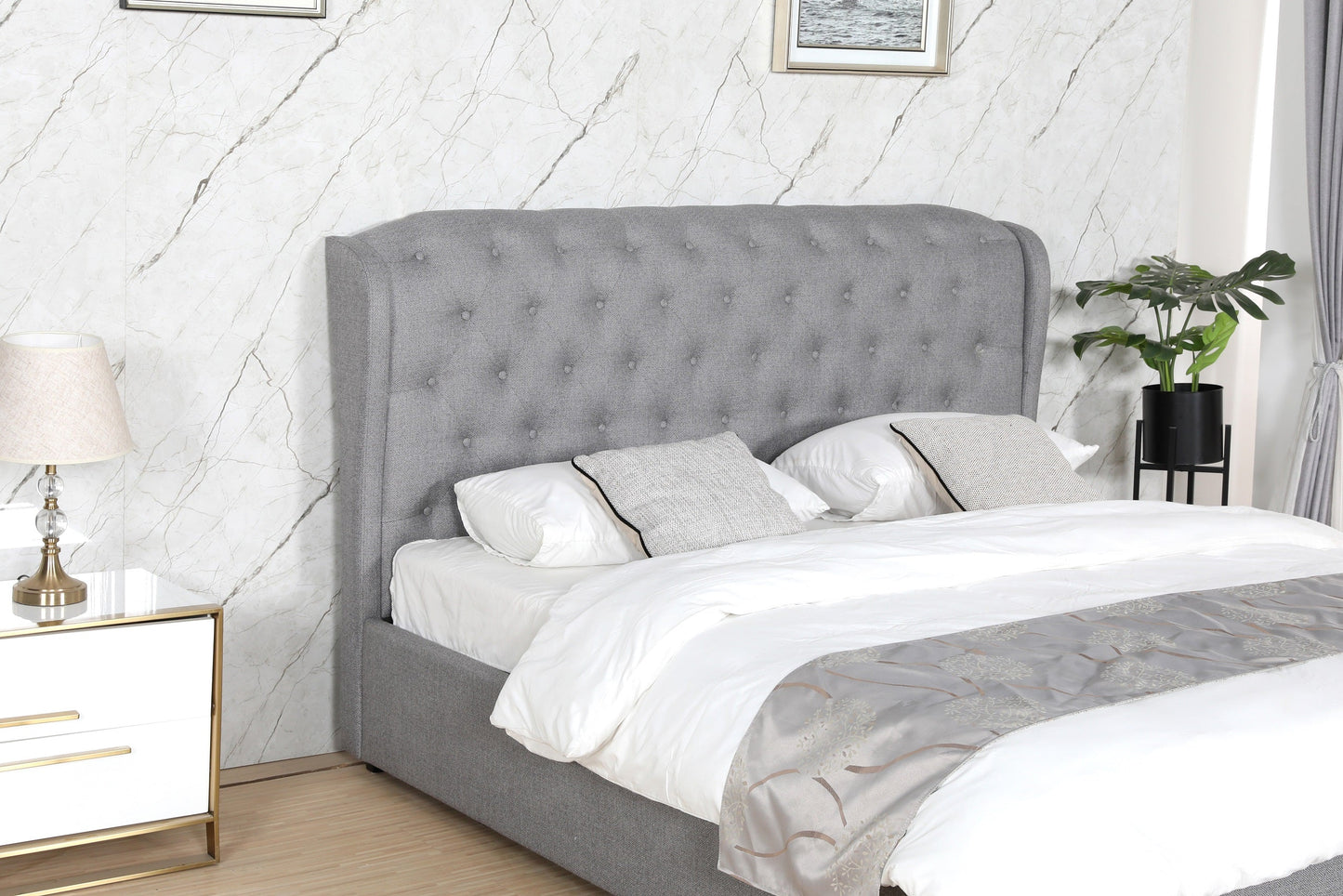 PF1801 Upholstered Bed Frame