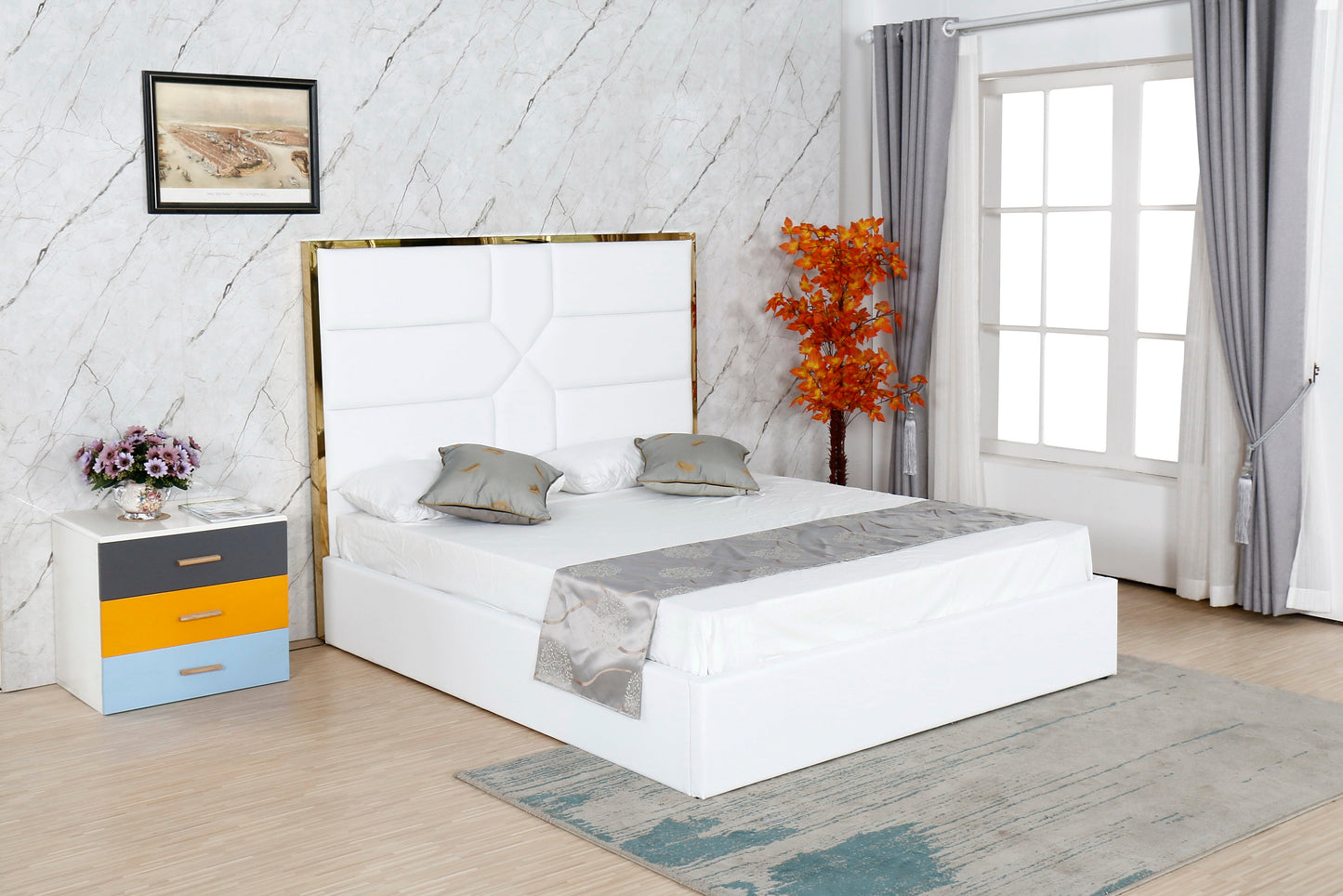 PF1902 Upholstered Bed Frame