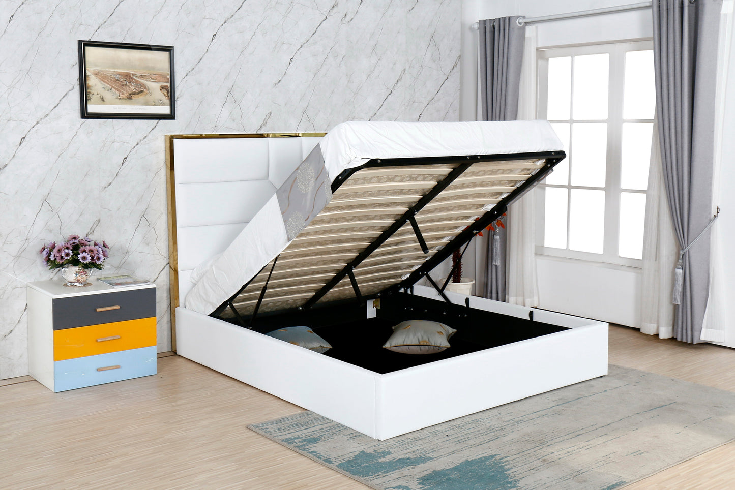 PF1902 Upholstered Bed Frame