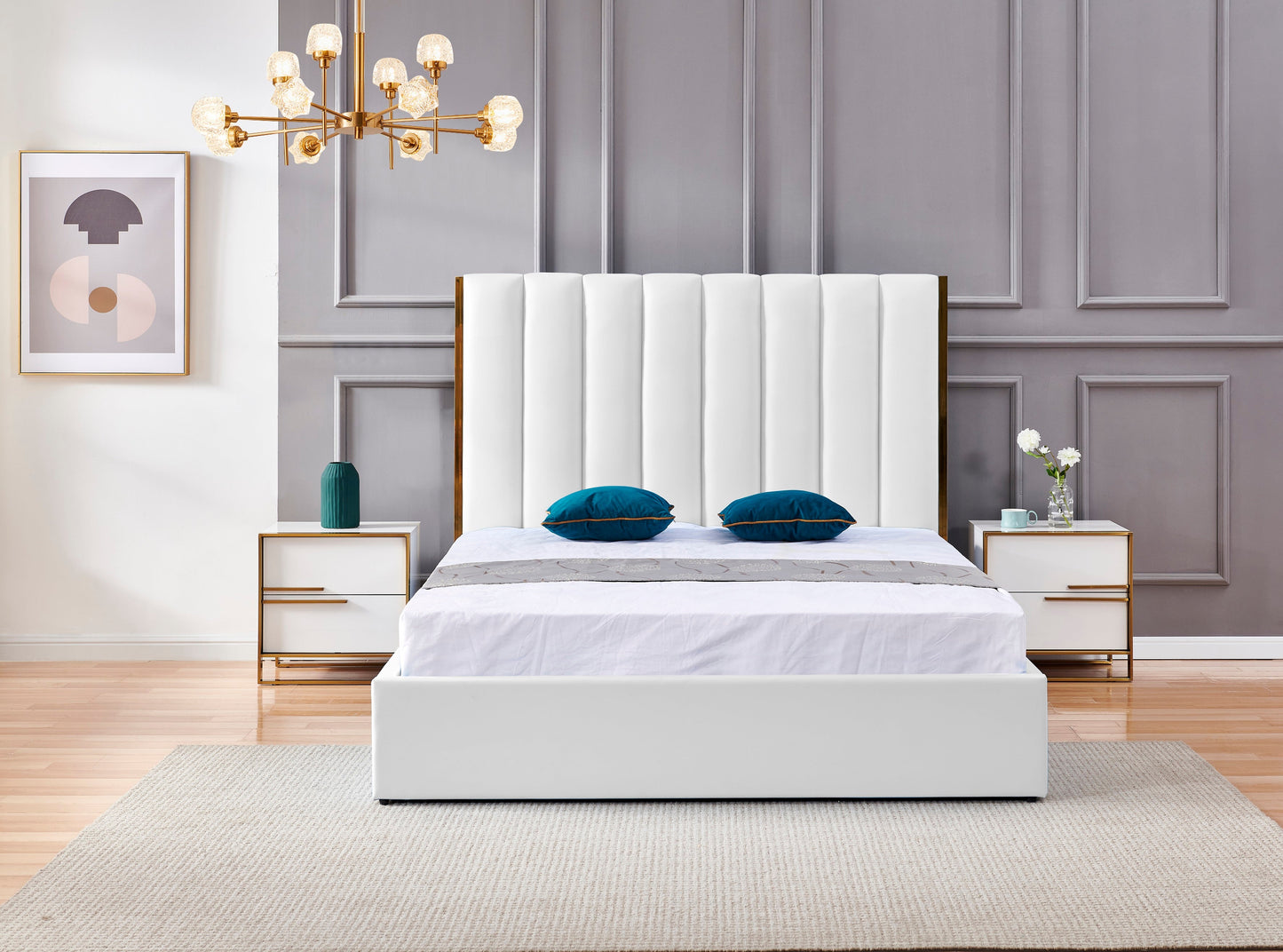 PF2002 Upholstered Bed Frame