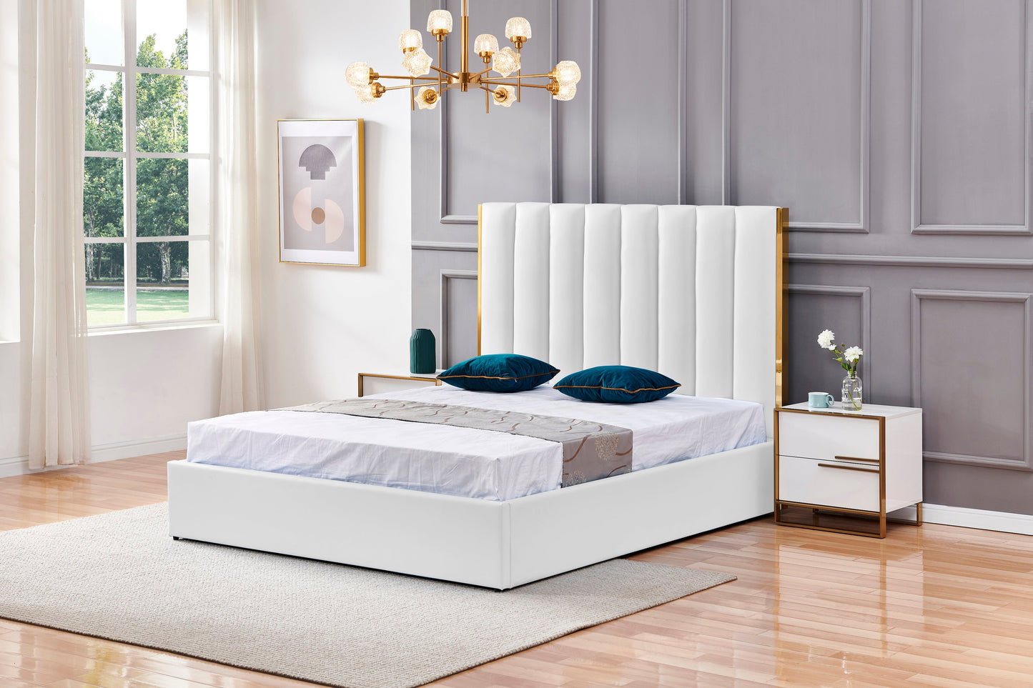 PF2002 Upholstered Bed Frame