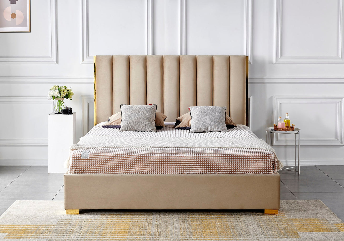 PF2002 Upholstered Bed Frame