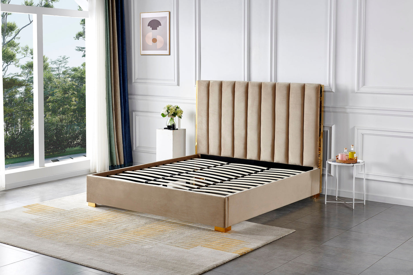 PF2002 Upholstered Bed Frame