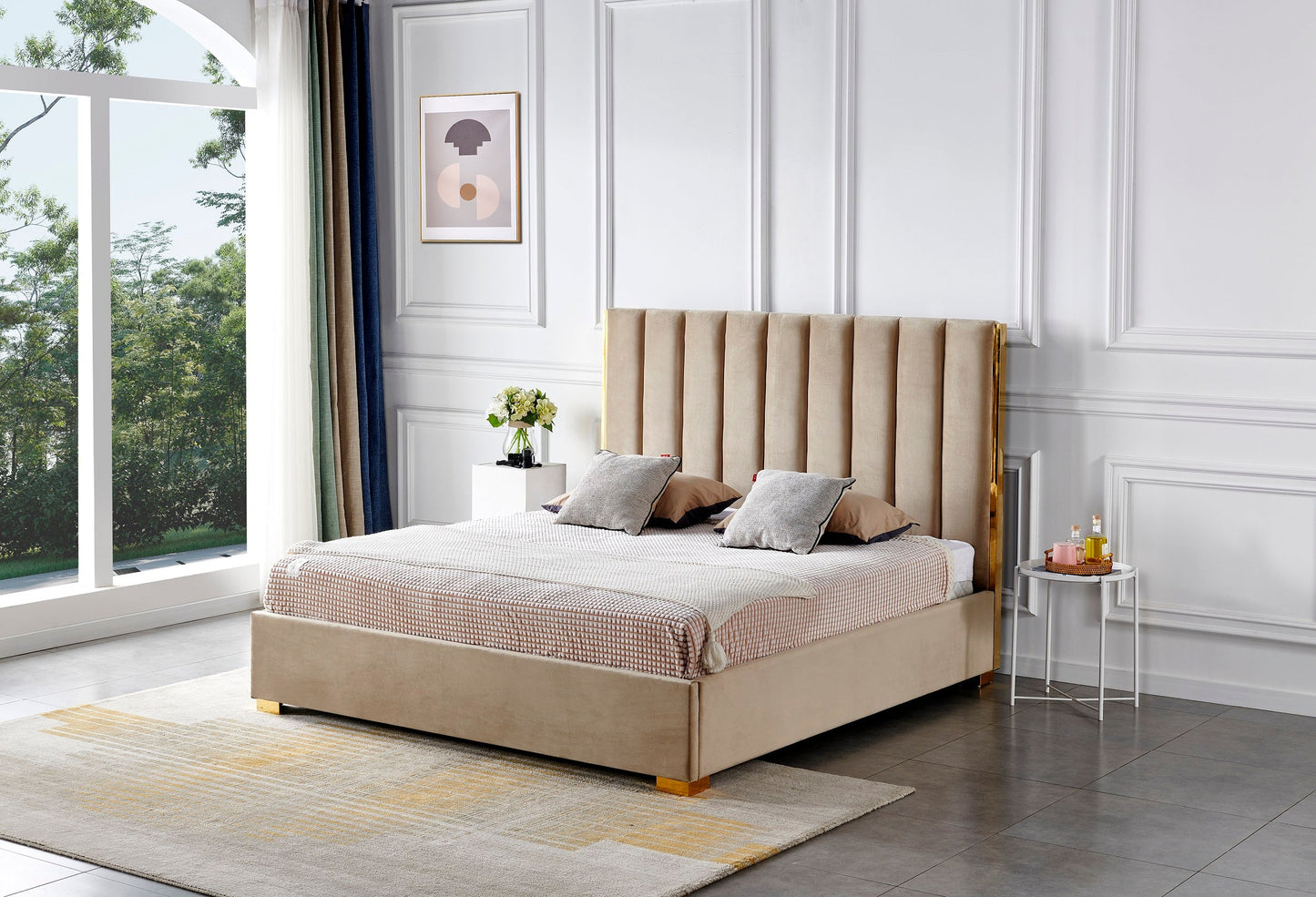 PF2002 Upholstered Bed Frame
