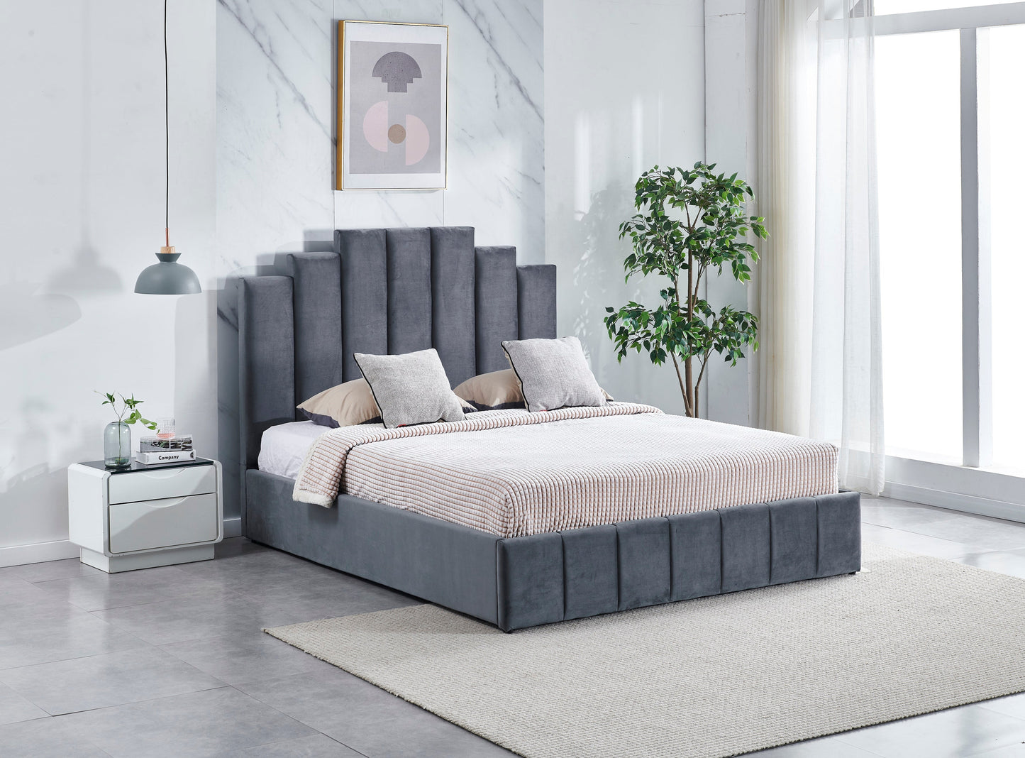 PF2003 Upholstered Bed Frame