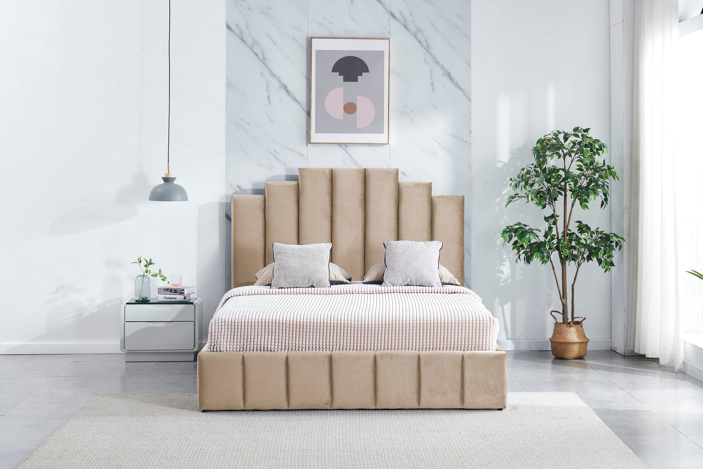PF2003 Upholstered Bed Frame