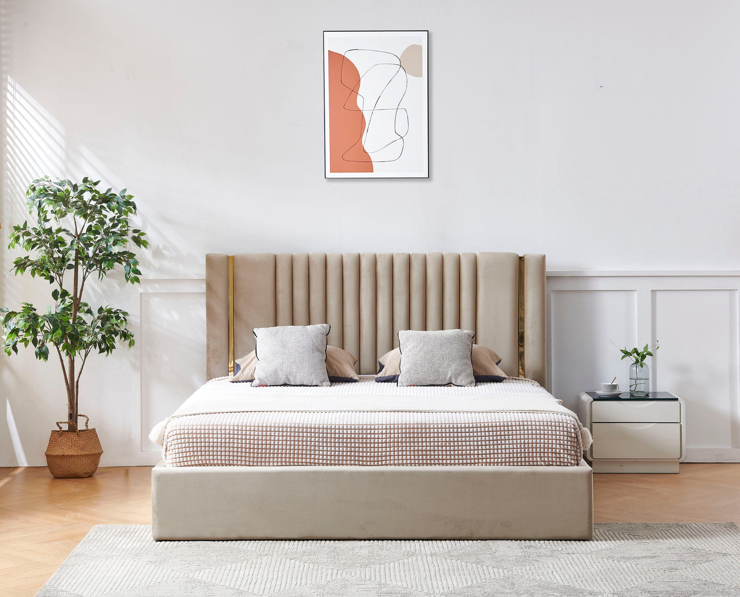 PF2110 Upholstered Bed Frame