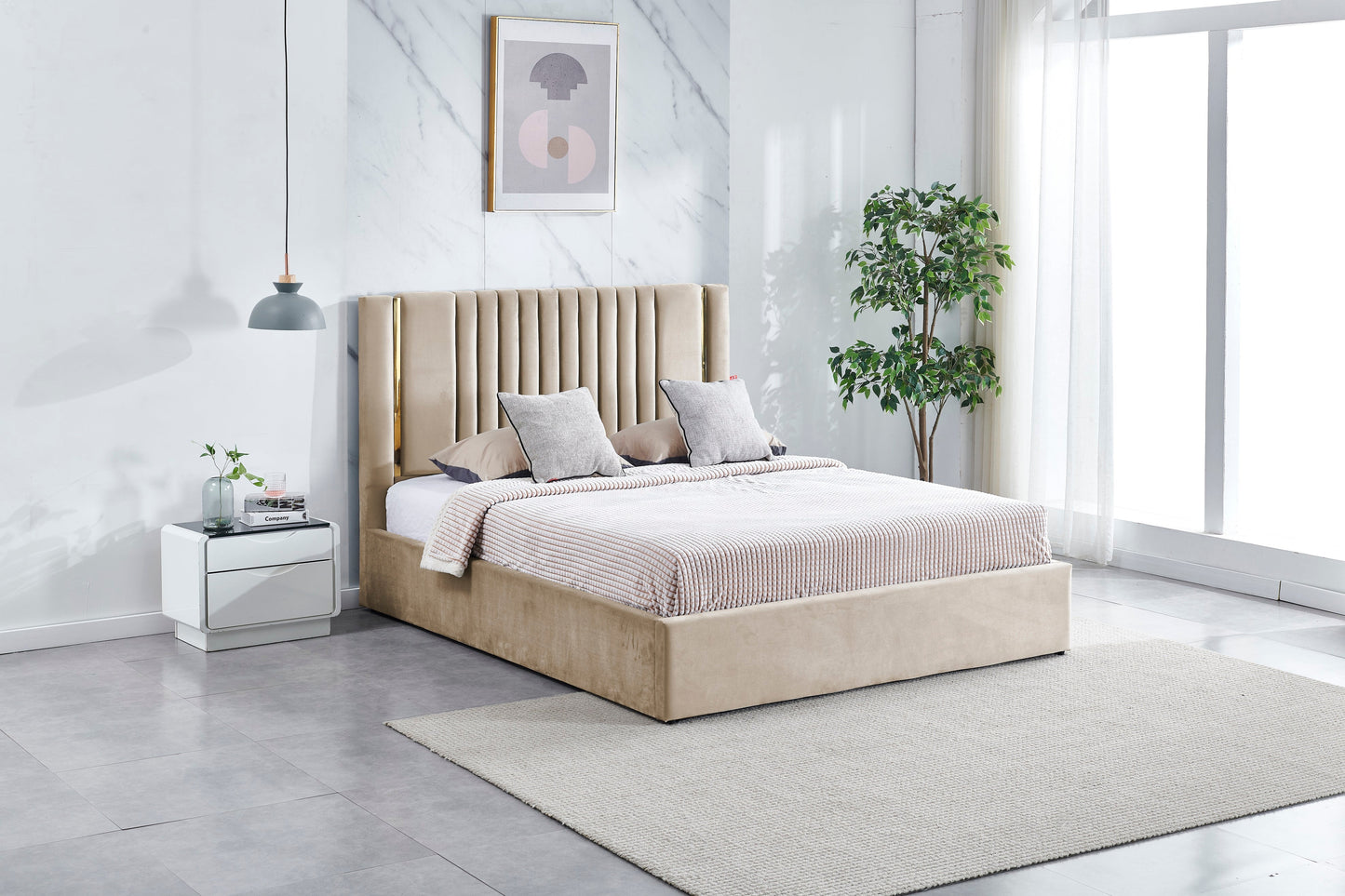 PF2110 Upholstered Bed Frame