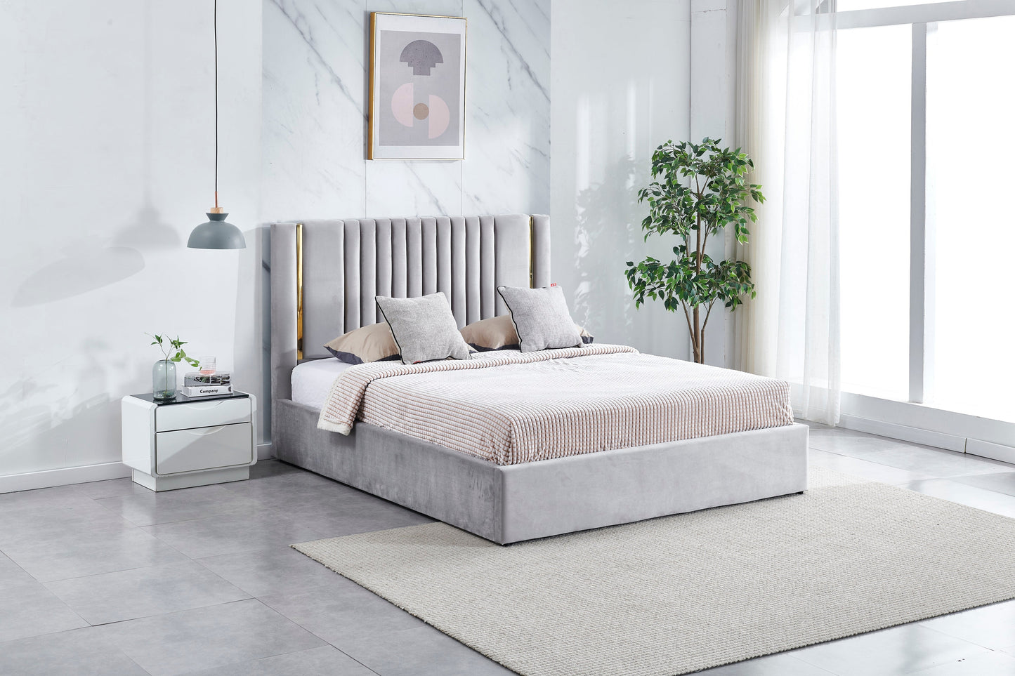 PF2110 Upholstered Bed Frame