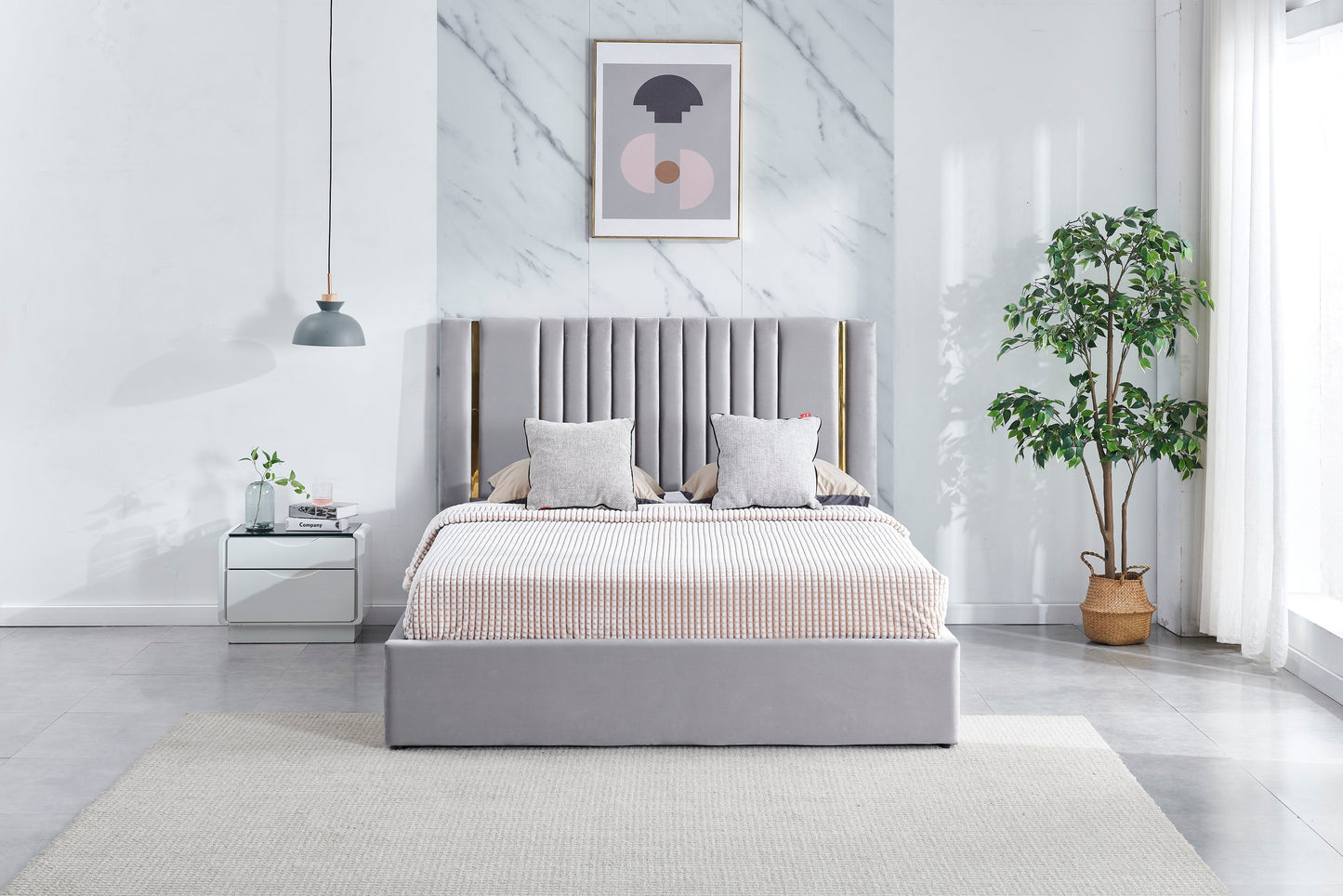 PF2110 Upholstered Bed Frame