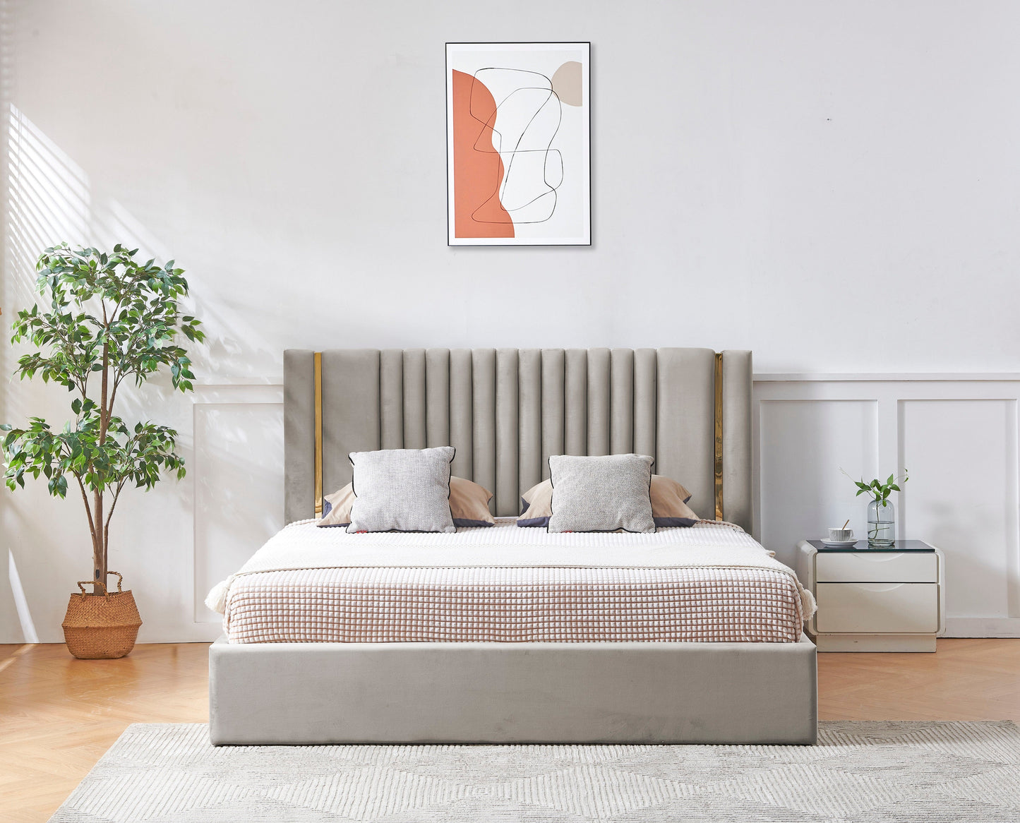 PF2110 Upholstered Bed Frame