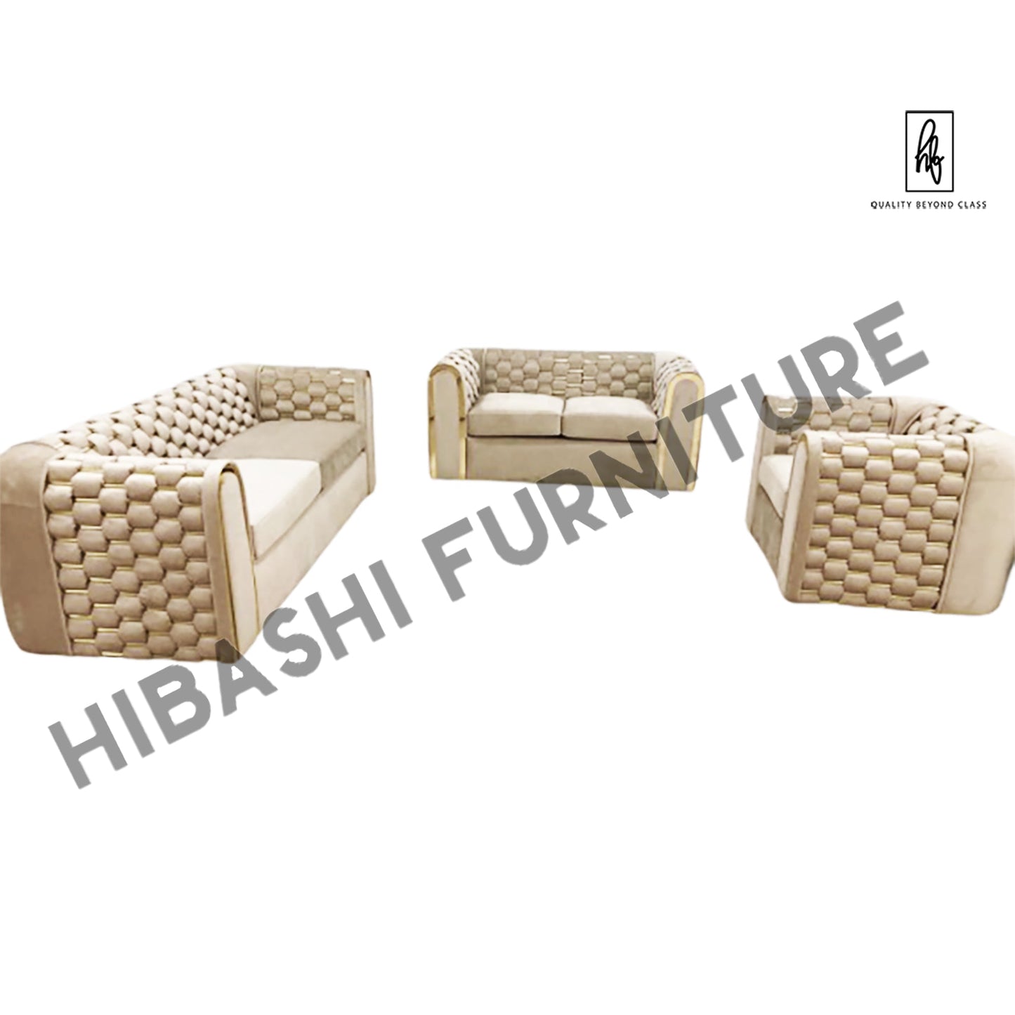MONACO THREE, TWO AND ONE SEATER SOFA