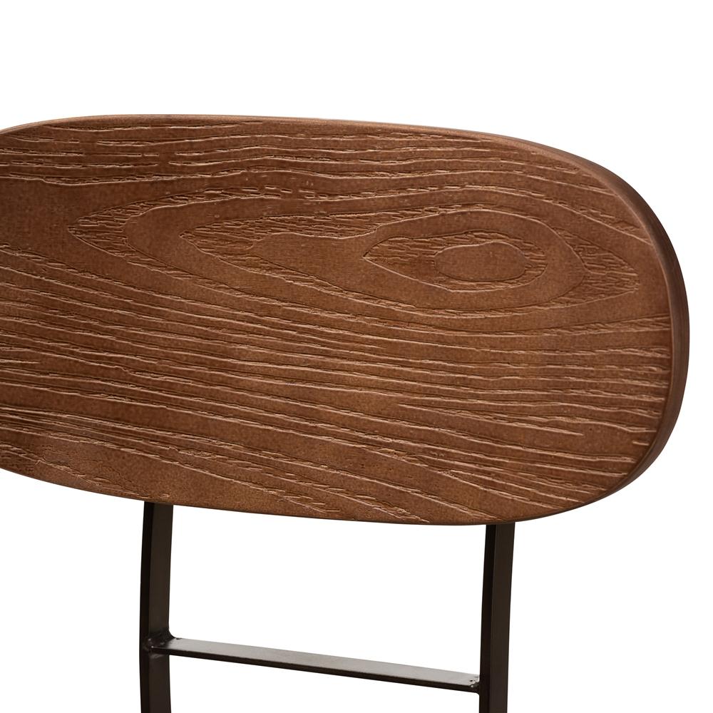 Clark Rustic Industrial Style Counter Stool