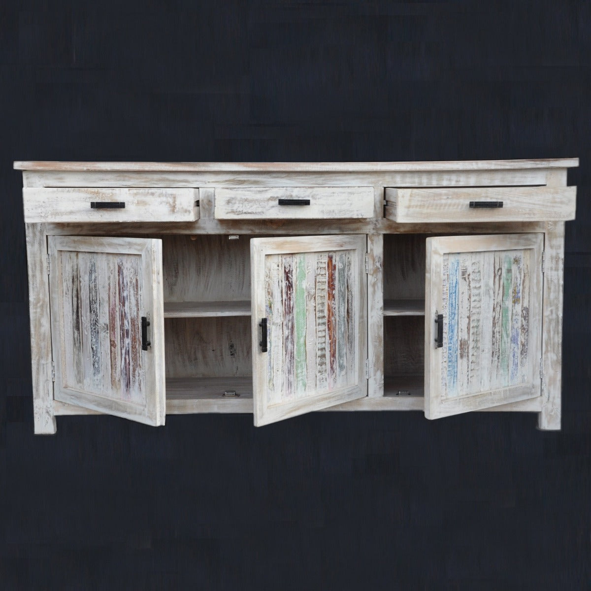 CORSO TIMBER SIDEBOARD-White wash-180-40-90
