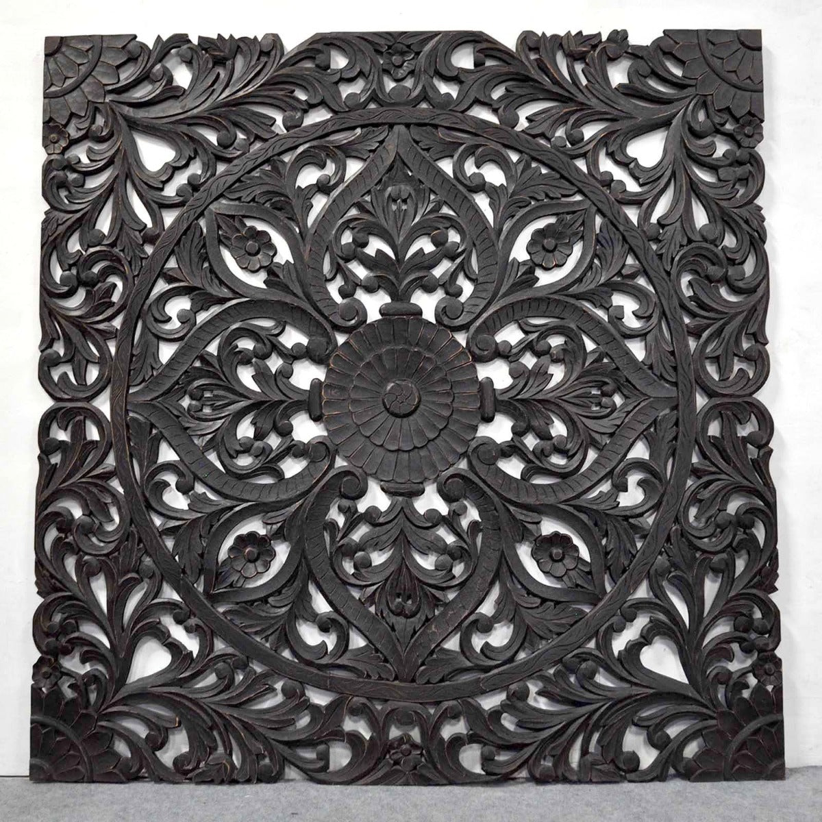 Hand Carved Wall Panel/Bedhead