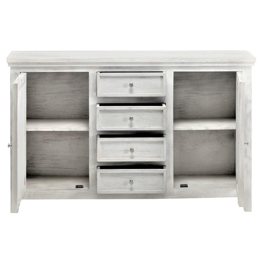 Hand Carved Mirrored Sideboard