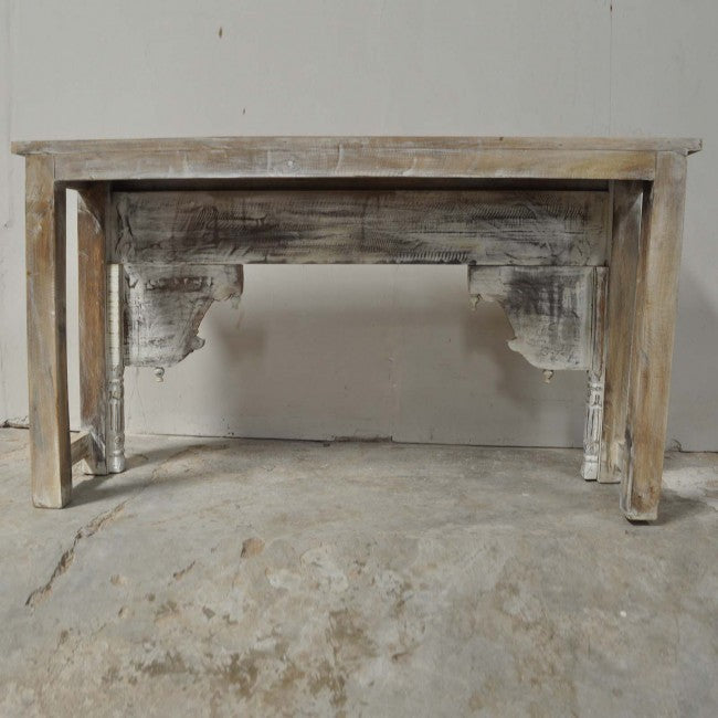 Antique Hand Carved Hall Table