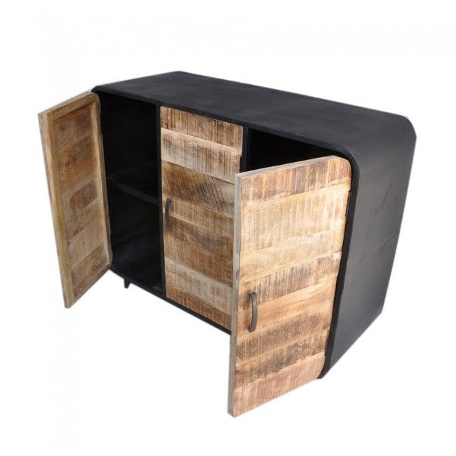 MILLER IRON TIMBER SIDEBOARD-Natural-120-40-90