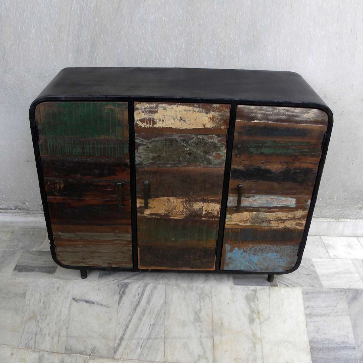 MILLER IRON TIMBER SIDEBOARD-Multicolor-120-40-90