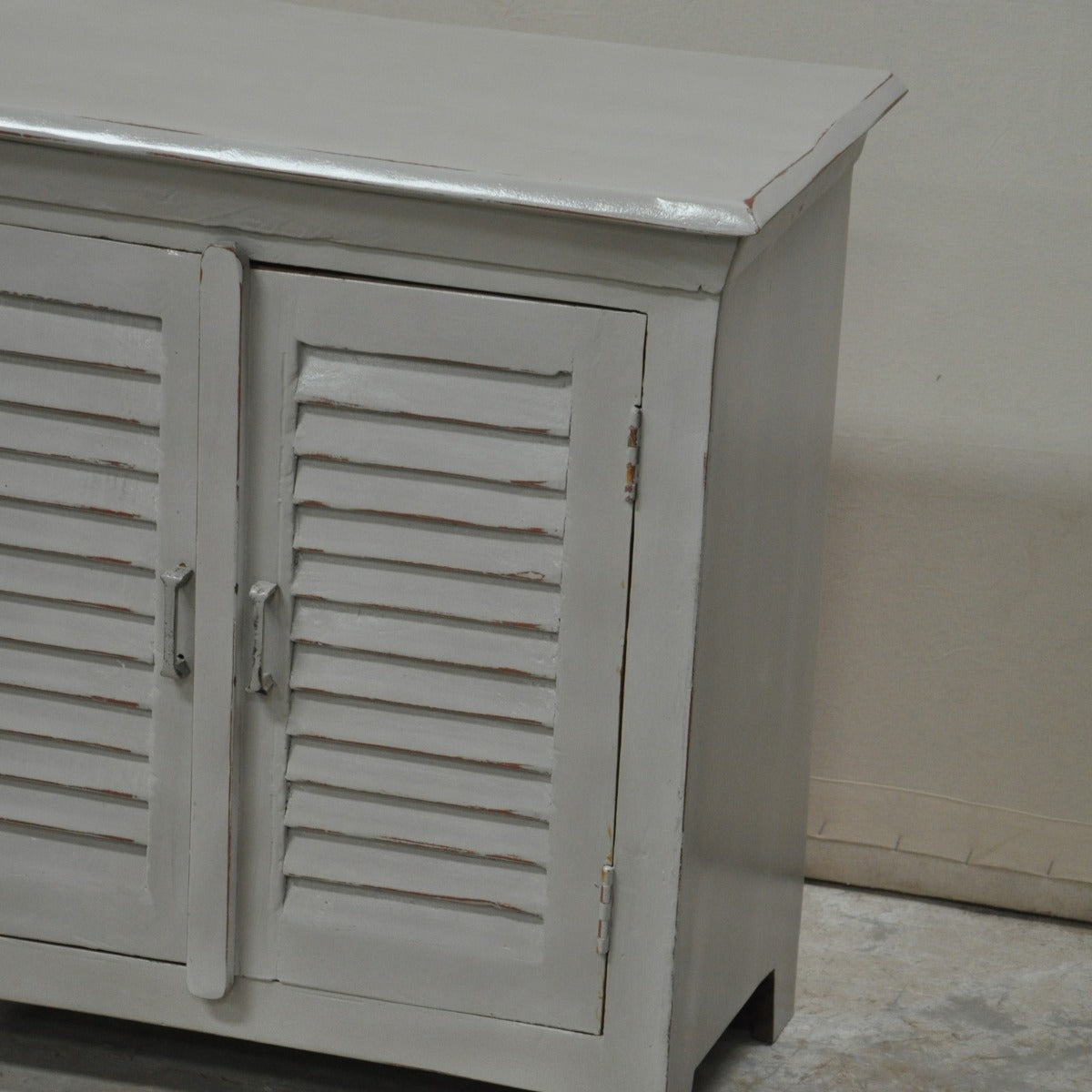SHUTTER SIDEBOARD CABINET SMALL-Grey-80-40-75