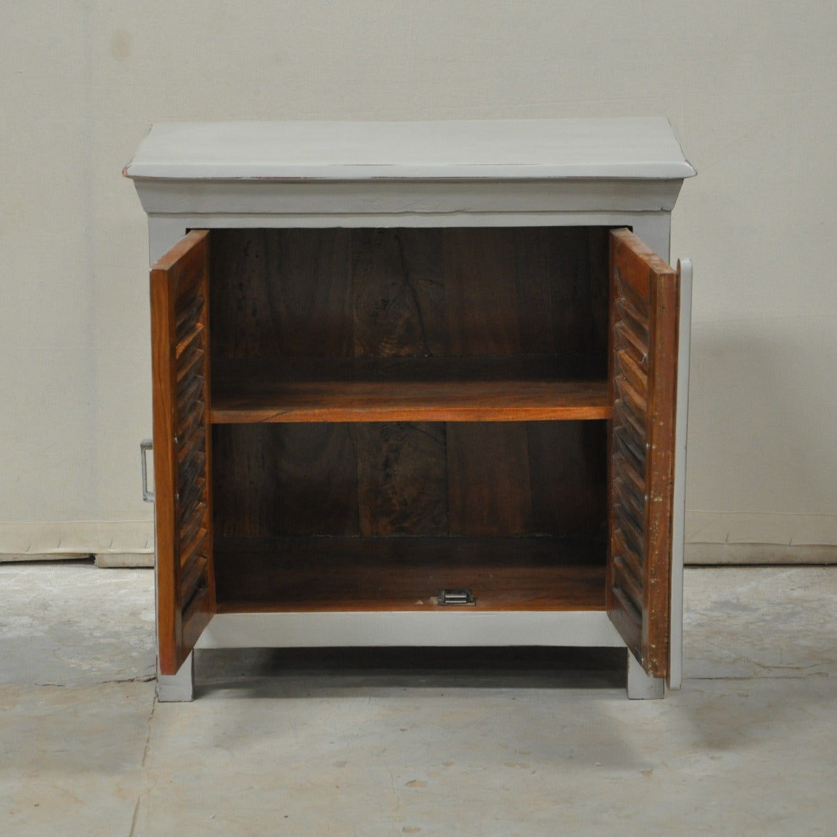 SHUTTER SIDEBOARD CABINET SMALL-Grey-80-40-75