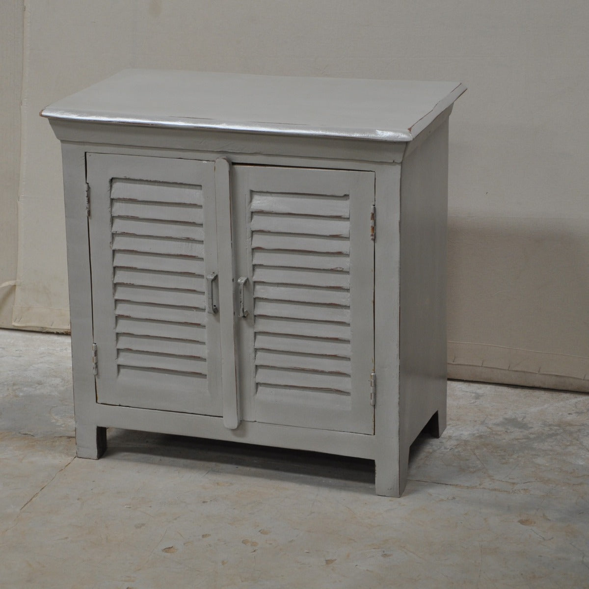 SHUTTER SIDEBOARD CABINET SMALL-Grey-80-40-75