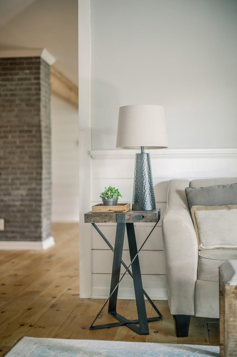 BULAN Industrial Hand-Forged Accent Table