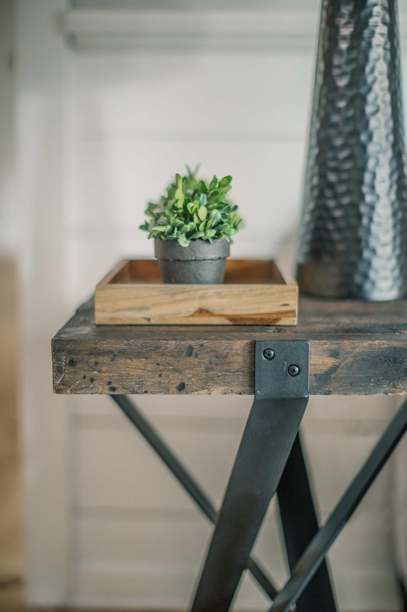 BULAN Industrial Hand-Forged Accent Table