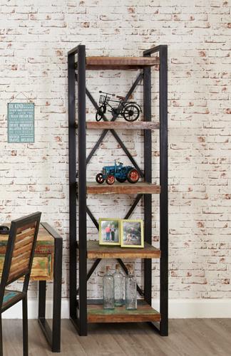 Dapa Industrial Mango Wood Urban Chic Bookcase