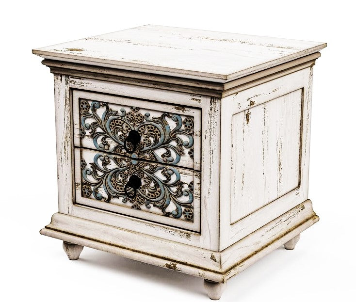 Huda Hand Carved Solid Wooden Bed / Bedroom Set