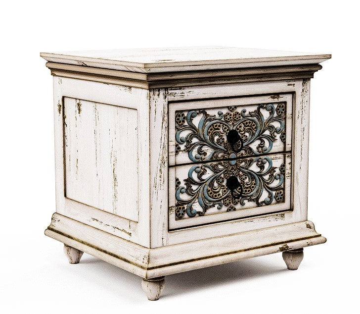 Huda Hand Carved Solid Wooden Bed / Bedroom Set