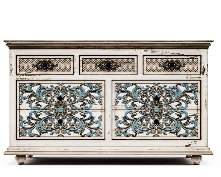 Huda Hand Carved Solid Wooden Bed / Bedroom Set