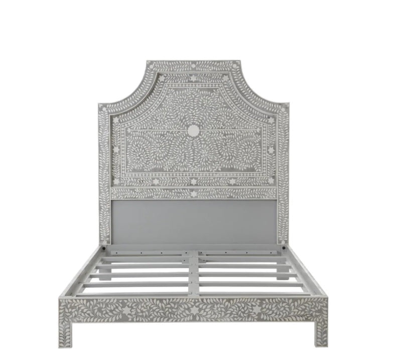 Handmade Bone inlay Bed