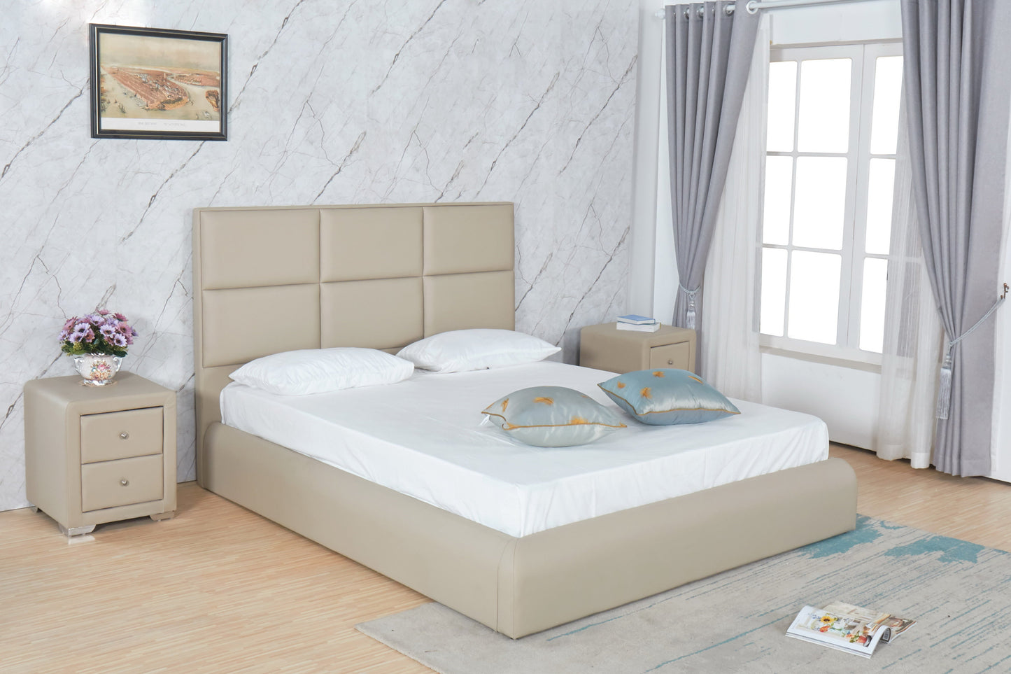 PF1616 Upholstered Bed Frame