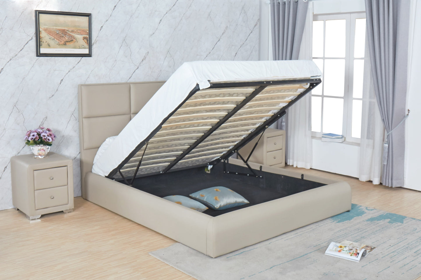 PF1616 Upholstered Bed Frame