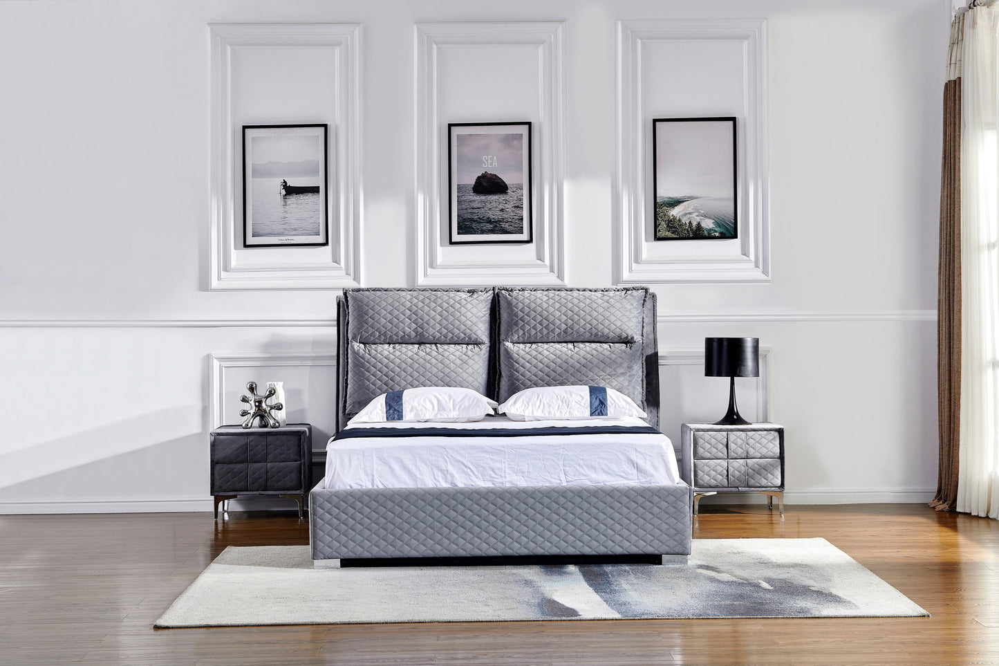 PF1805 Upholstered Bed Frame