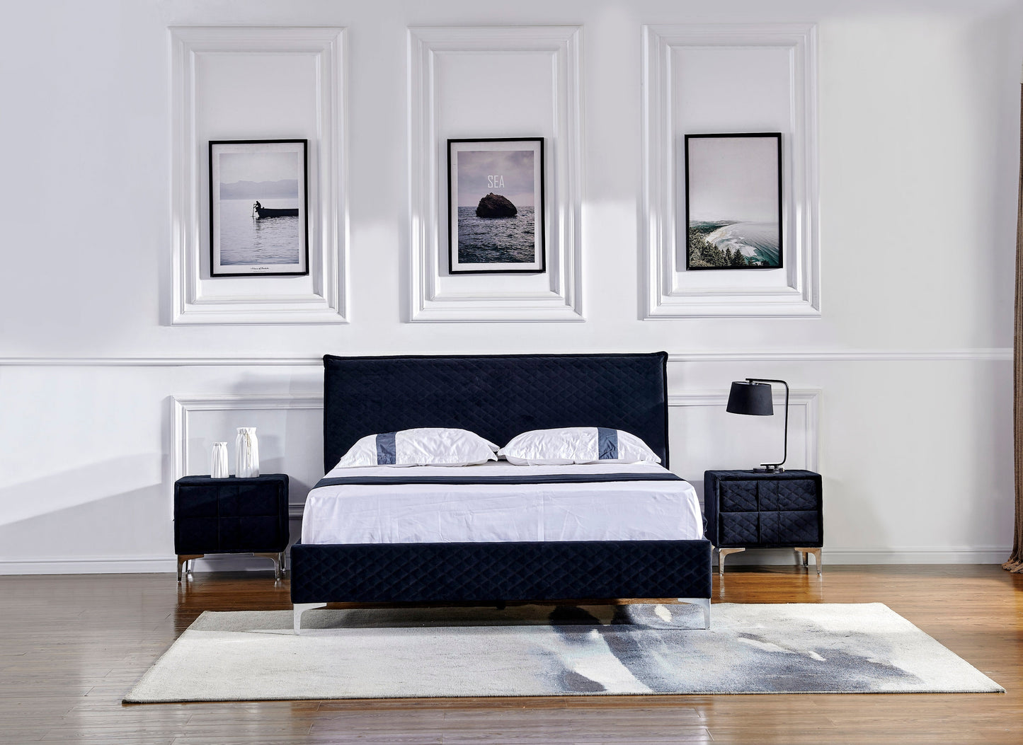 PF1809 Upholstered Bed Frame