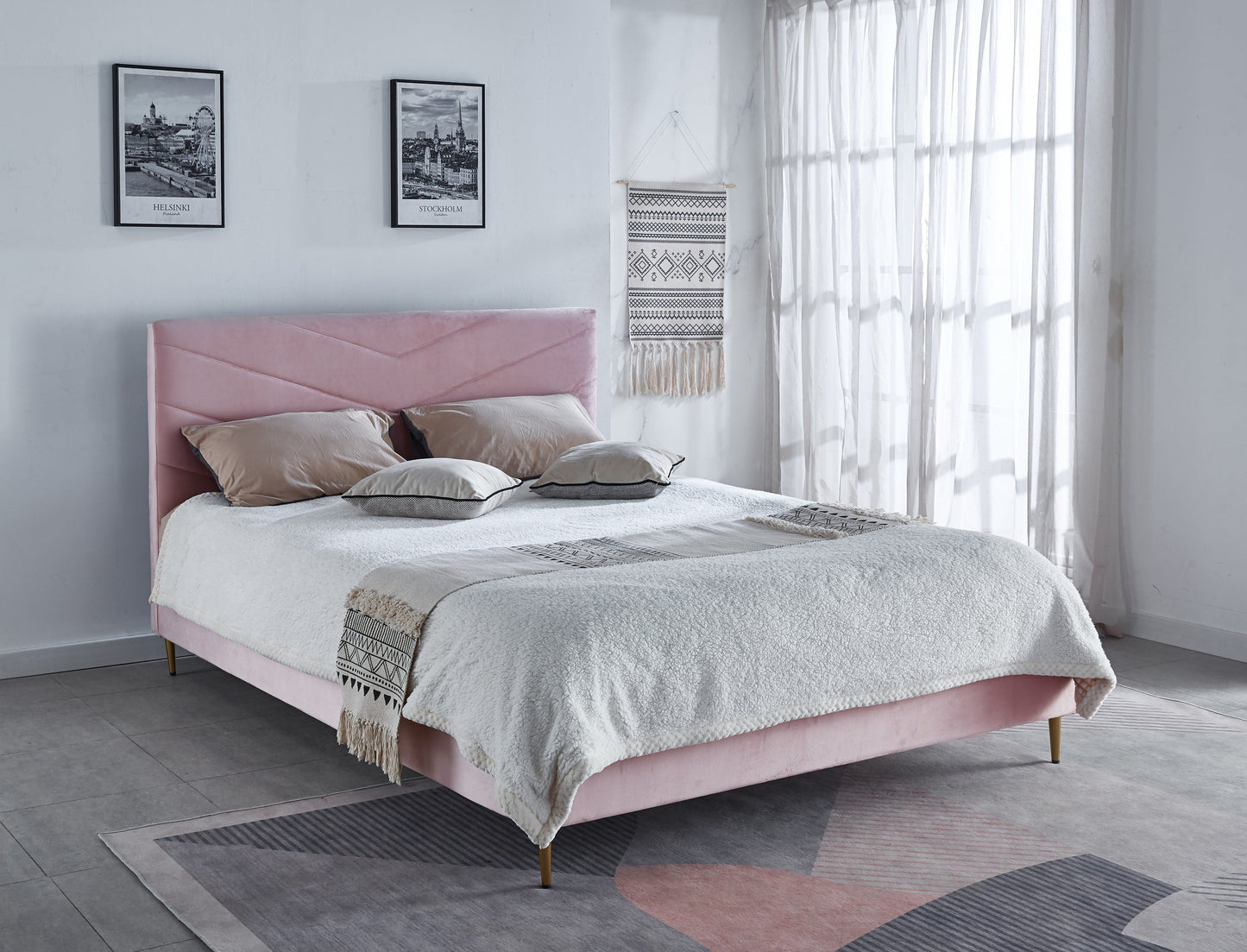 PF1911 Upholstered Bed Frame