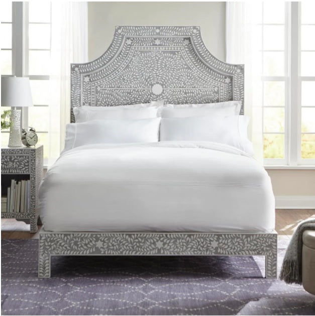 Handmade Bone inlay Bed