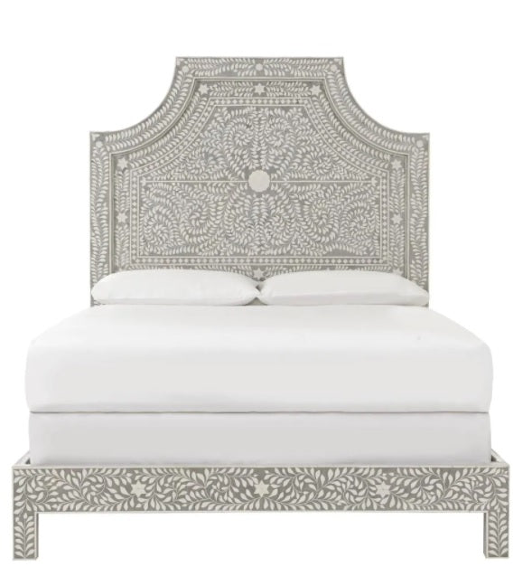 Handmade Bone inlay Bed