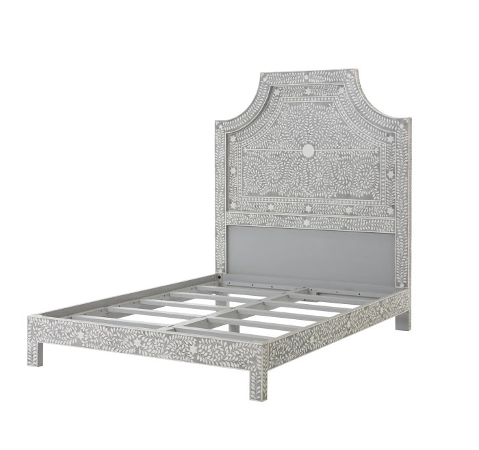 Handmade Bone inlay Bed