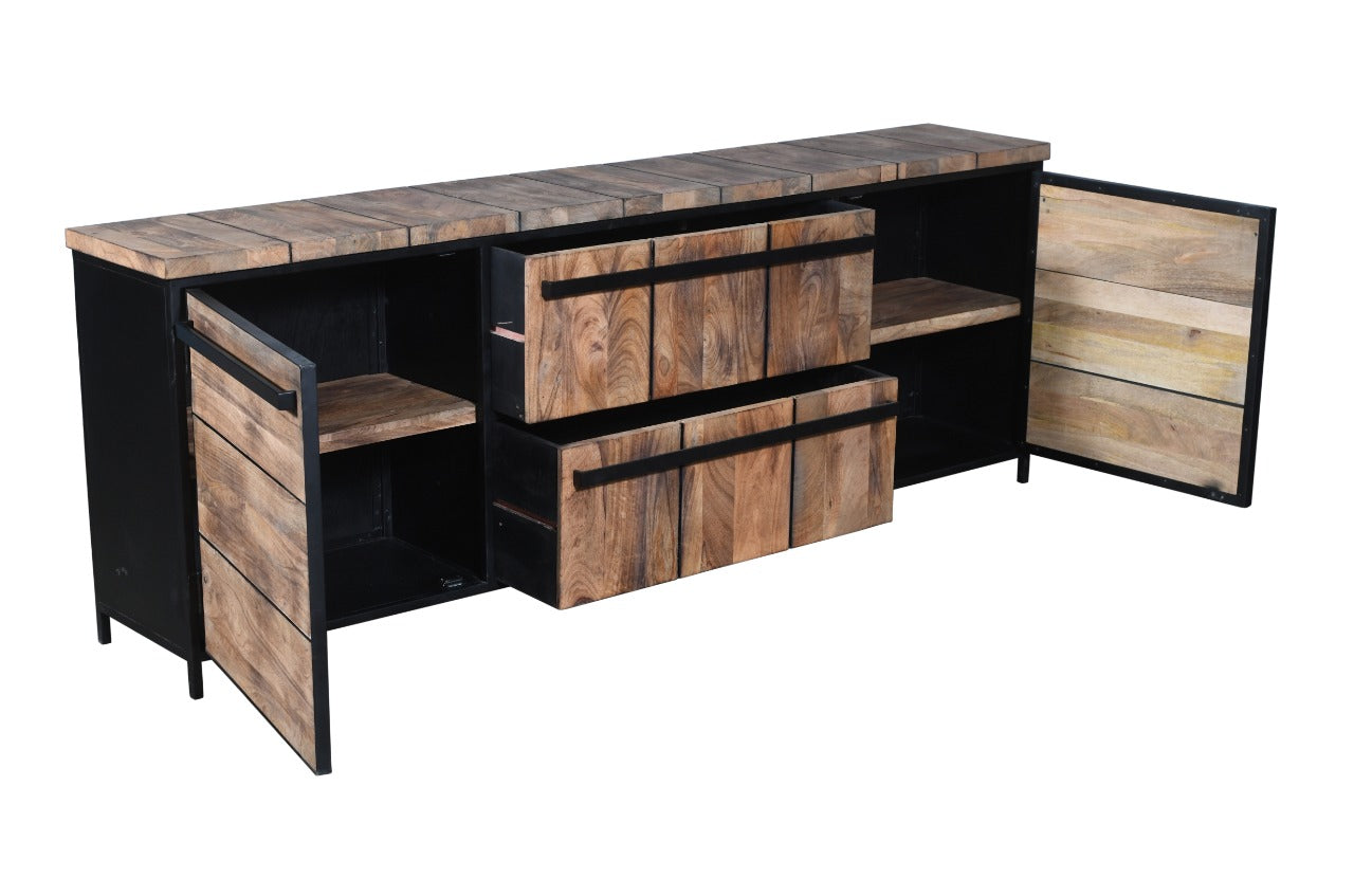 Nadia Mango Wood TV Console