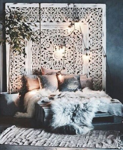 Dynasty Hand Carved Wooden Jody Bed Frame With Storage Drawers