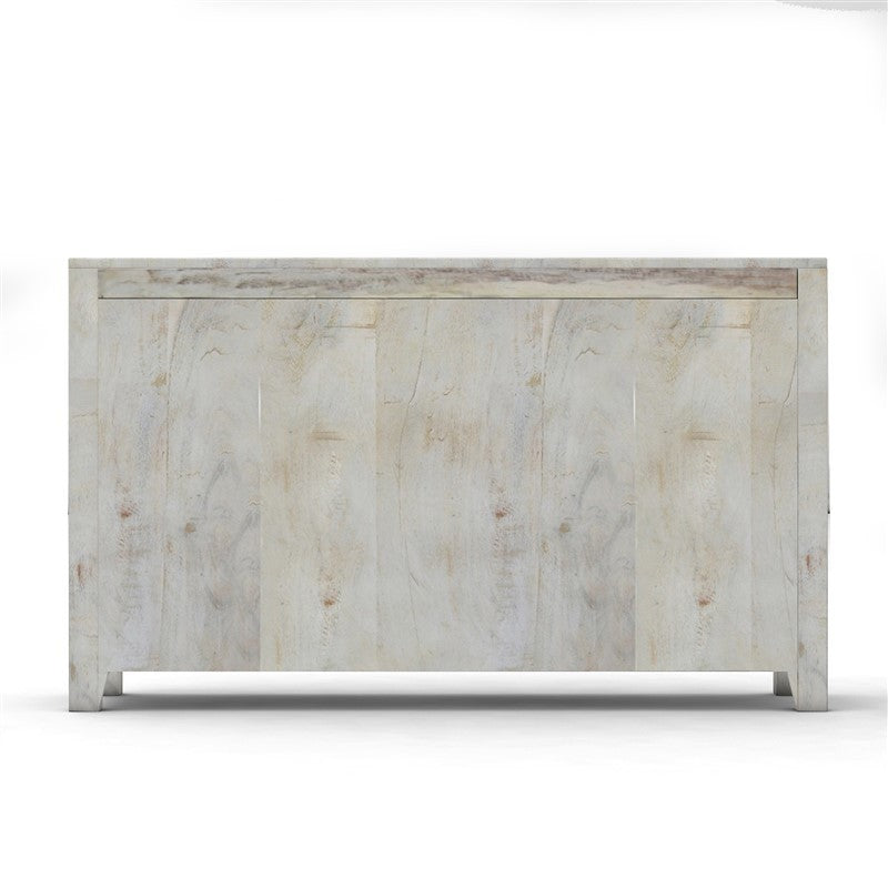 NIRVANA WHITEWASH TIMBER SIDEBOARD M-140-30-80